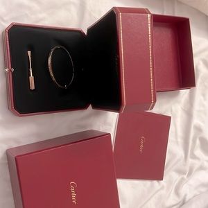 Cartier Love Bracelet, Rose Gold, Small Model, 16cm